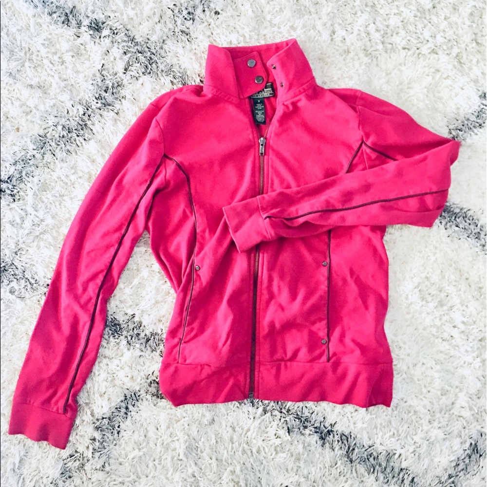 Ralph Lauren Hot Pink Athletic Jacket Sz Small
